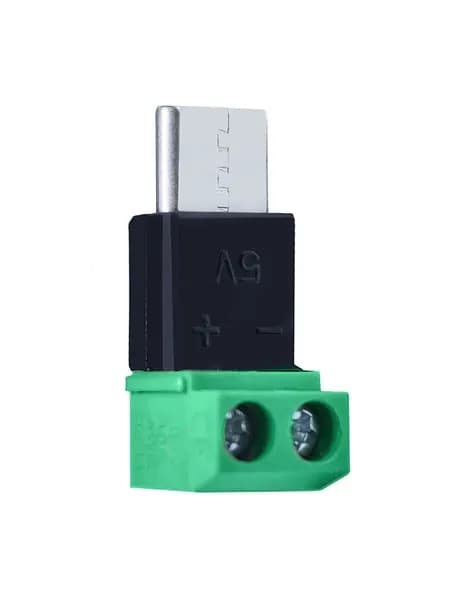 1 шт. OTG зарядное устройство TYPE C мужской 2P разъем 5V без пайки зеленый разъем - OTG версия
