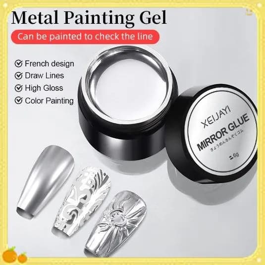 Лак для ногтей Metallic Mirror Nail Art