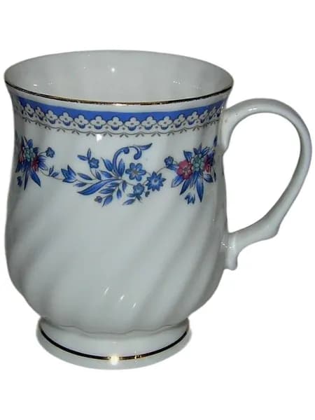 Винтажная Коллекционная Фарфоровая ЧАШКА - КОСТЯНОЙ ФАРФОР - Чайная / Кофейная Кружка. Золочение.