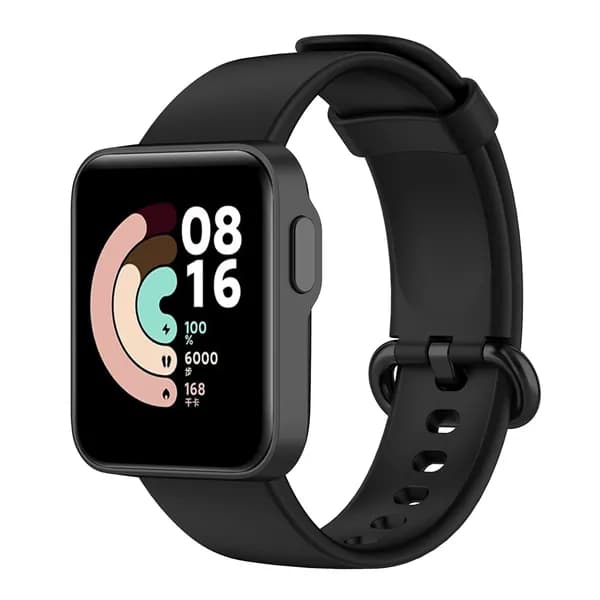 Черный ТПУ-ремешок для часов Xiaomi Mi Watch Lite и Redmi Watch, 22 214 мм