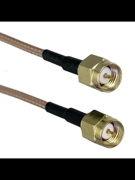 Кабель RG316 SMA-SMA 2M (6FT), черный