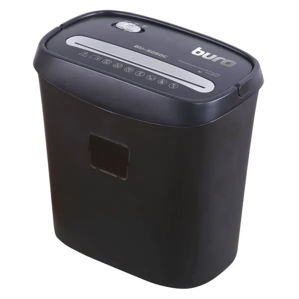 Шредер Buro Home BU-S050C (секр.P-3) фрагменты 5лист. 13лтр. пл.карты