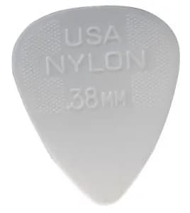 Медиатор Dunlop 44R.38 Nylon, 0.38 мм, 1 шт.