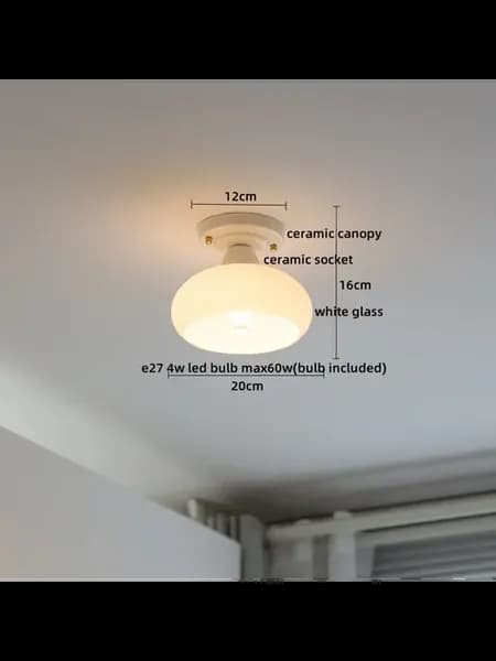 керамический светодиодный потолочный светильник Lumina