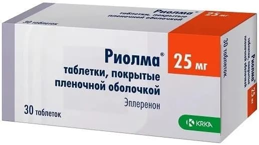 Риолма, таблетки покрыт. плен. об. 25 мг, 30 шт.
