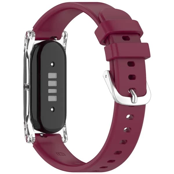Силиконовый ремешок для часов Fitbit Air, винно-красный, 14 мм