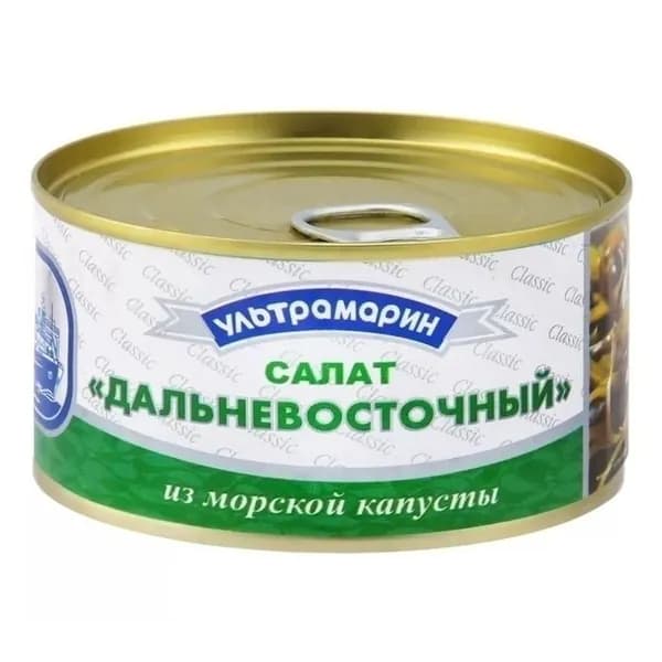 Салат Ультрамарин Дальневосточный из морской капусты 220 г