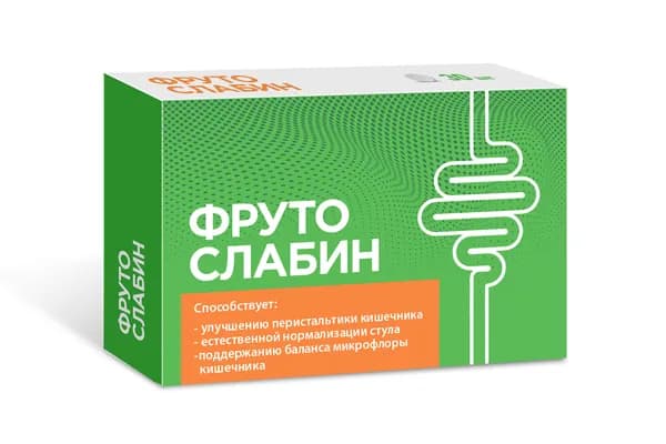 Фрутослабин табл жев 600 мг x30