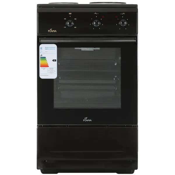 Электрическая плита FLAMA CE 32011 B, коричневый