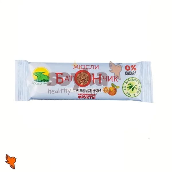 Батончик мюсли с апельсином БОН, 30г
