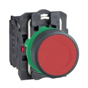 Кнопка 22 мм, красная, с возвратом Schneider Electric XB5AA42