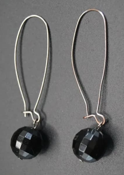Серьги "Лацио". Металл, пластик, 2000-2010
