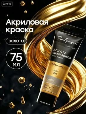 Краска акриловая 1 шт., 75 мл./ 90 г.