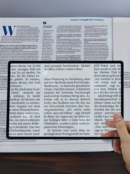 Лупа 3-кратная, диаметр: 180 мм