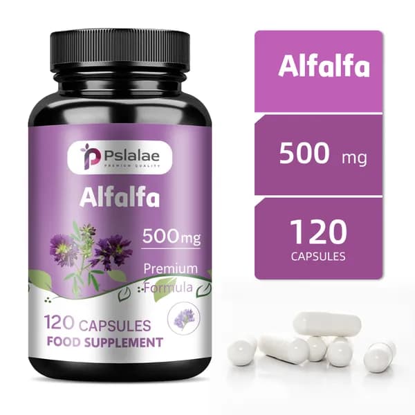 Биологически активная добавка Pslalae Alfalfa в капсулах предназначена для поддержания иммунной системы, здоровья крови, мочевыводящих путей и печени.