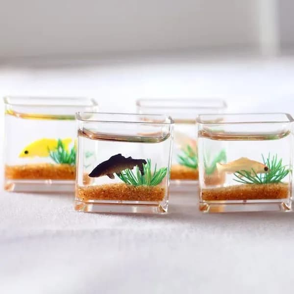 Миниатюрный кукольный домик (прямоугольный)