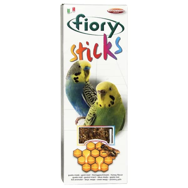 Лакомство Fiory Sticks палочки для попугаев, с медом 2х30 гр