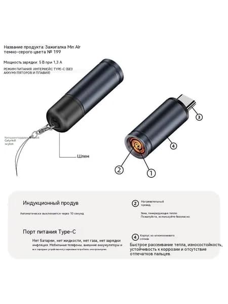 Мини-прикуриватель для выдувания сигарет