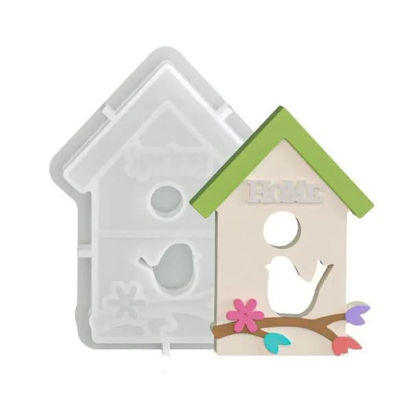 Силиконовые формы для птичьих домиков, - Дом HOME модель 002