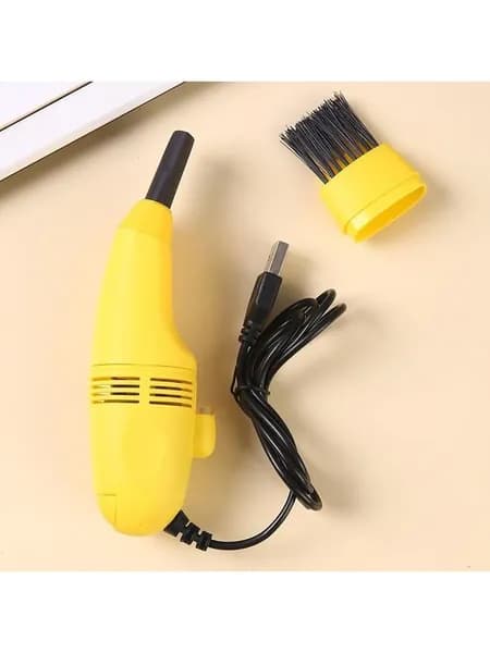 USB-пылесос для клавиатуры Портативный с высоким всасыванием и насадкой-щеткой для ПК, ноутбука, Офиса, дома, Комплект для чистки автомобиля