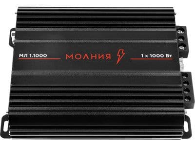 Автомобильный усилитель 1 канал УРАЛ МОЛНИЯ МЛ 1.1000