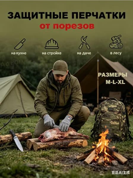 Перчатки защитные , размер: XL, 1пара