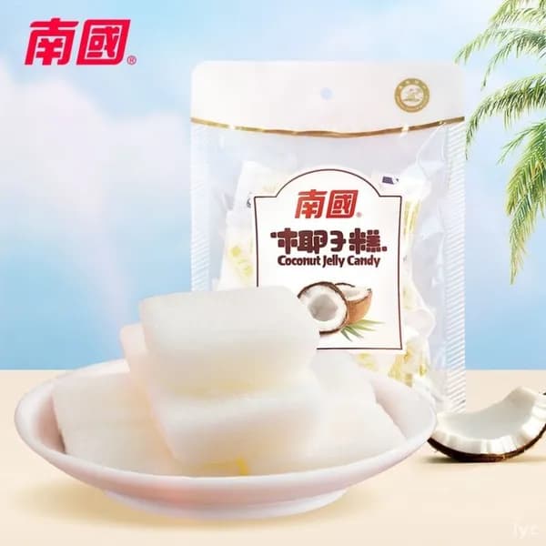 Эксклюзивные конфеты Хайнань Санья 200г кокосовое желе Nanguo Coconut Cake