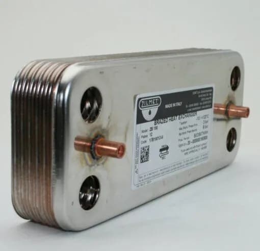 Теплообменник ГВС Zilmet 17b1901244, 12 пл., 142 мм, Ariston 65116314