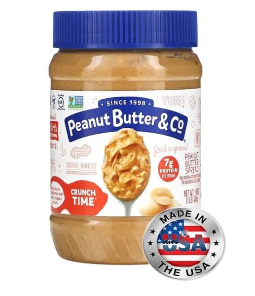 Peanut Butter & Co., Crunch Time, арахисовая паста, 454 г