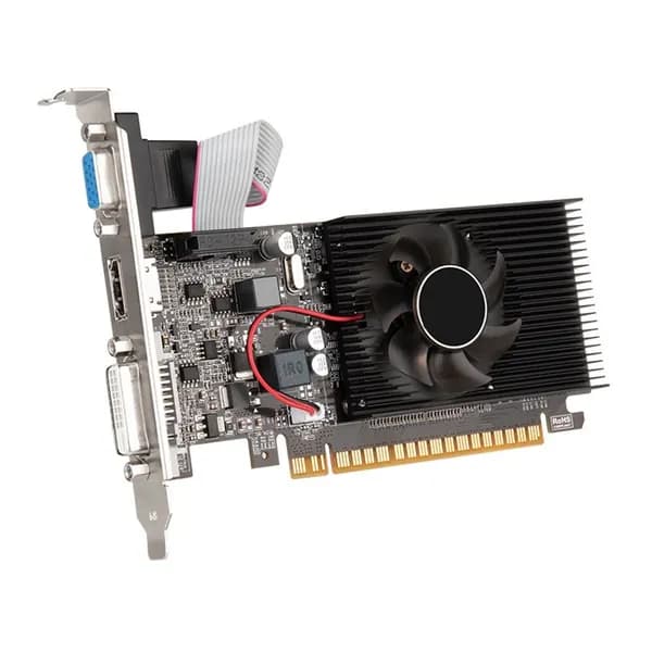 (W M G S) Видеокарта Маленькое Шасси GT610 1GB DDR3 64Bit VGA+HD+DVI Desktop Game