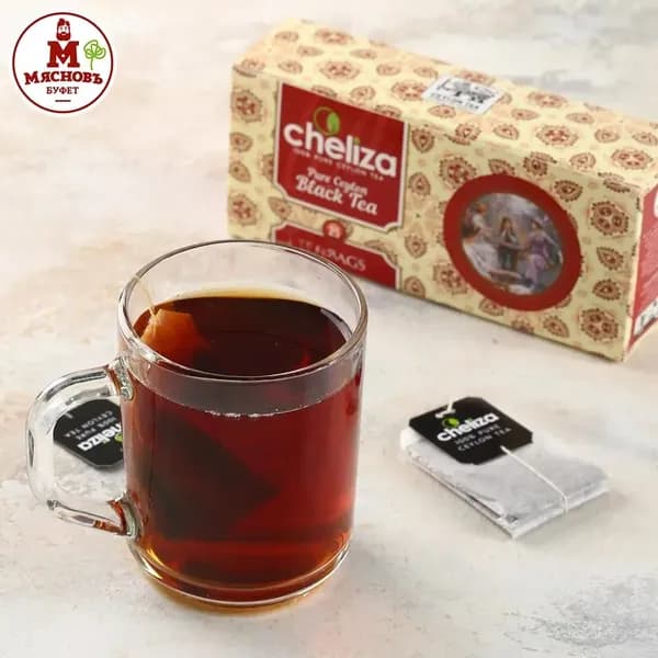 Чай чёрный CHELIZA (Челиза) цейлонский BOPF к/к 25 пак Шри-Ланка