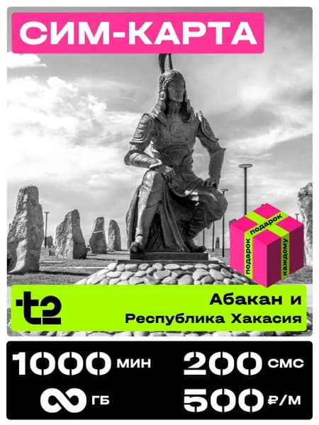 Сим карта теле 2 с безлимитным интернетом. t2 SIM-карта тариф Партнер М Республика Хакасия. 1000 минут за 500 рублей в месяц.