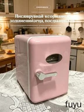 Барный холодильник mzm-20260701112855965, светло-розовый