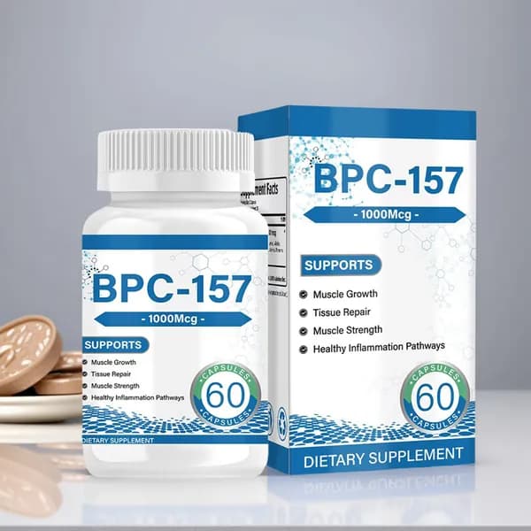 Пептидные капсулы BCP-159 без глютена 60 пероральных капсул для восстановления после тренировки (A)