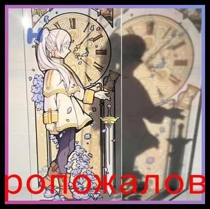 Simmel Fleur Lian Colour Window All White Ink Standee Аниме товары