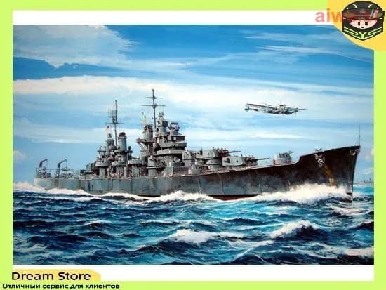 Trumpeter 05724 1/700 Тяжелый крейсер ВМС США "Балтимор", 1943 год
