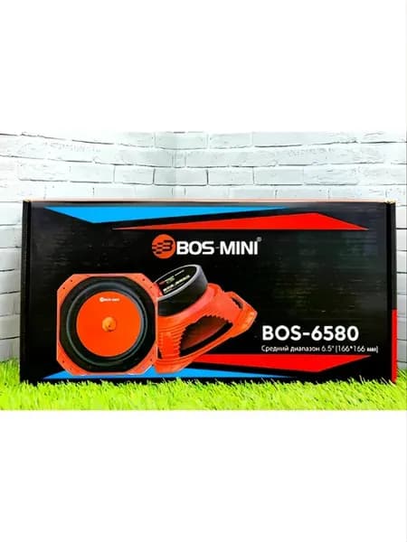 Колонки автомобильные Bos-Mini 6580 15см, 100W