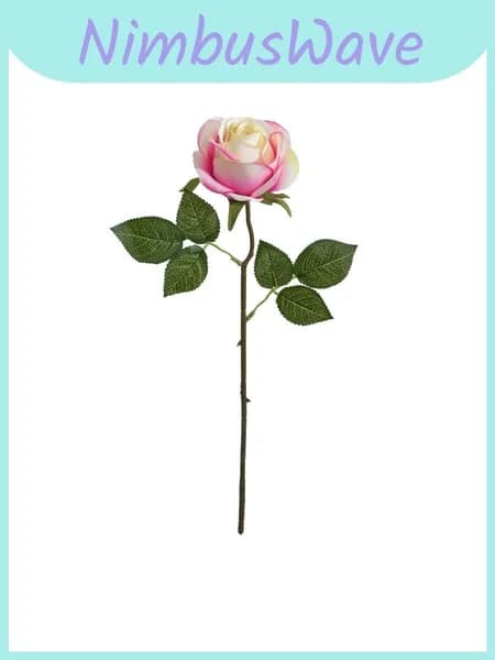 single rose anna искусственный цветок для столовых украшений и оформления мероприятий розовый