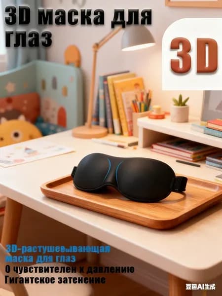 Маска для сна и медитации с 3D эффектом