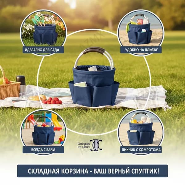 Корзина 1 часть складная