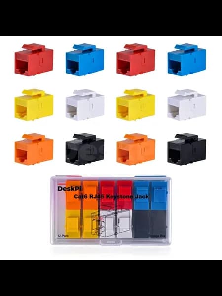 DeskPi Rackmate 12-портовый удлинитель RJ45