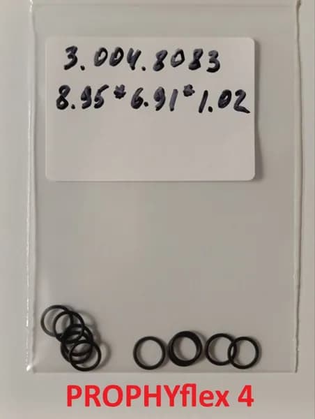 3.004.8083 Кольца уплотнительные 8.95*6,91*1,02 O-RING резиновые, 10шт