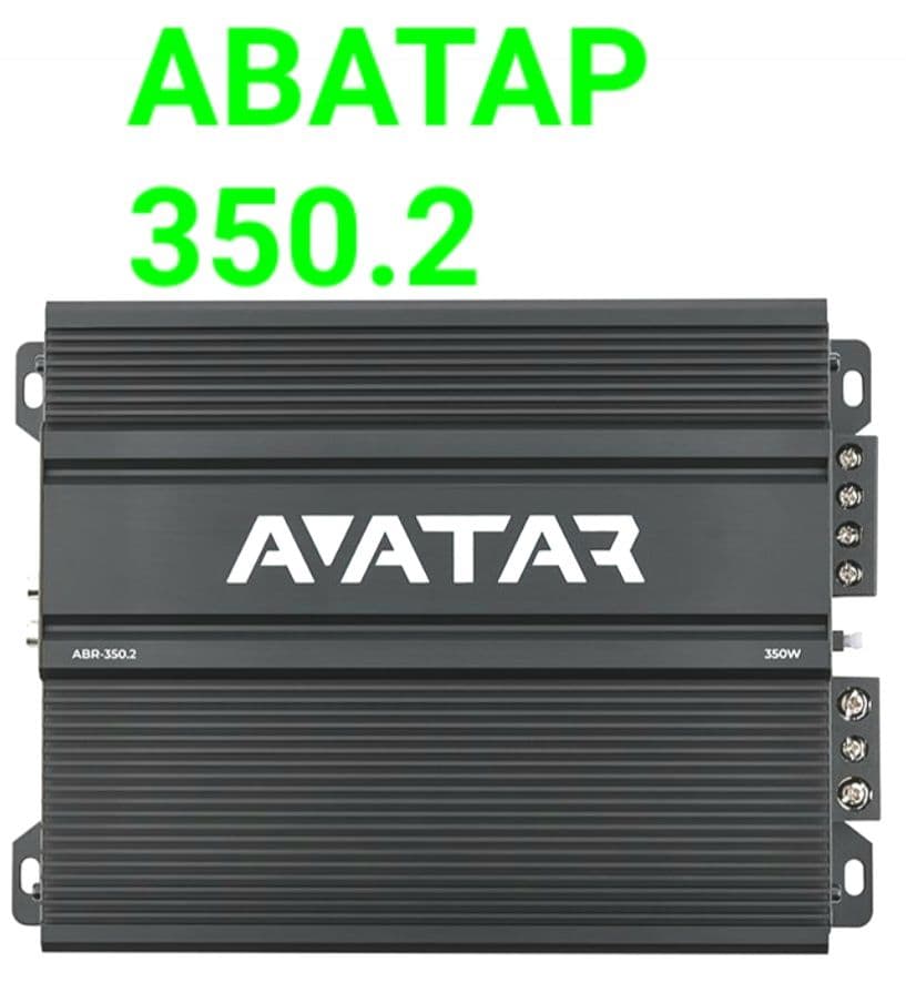 Усилитель автомобильный АВАТАР ABR-350.2 , 1шт