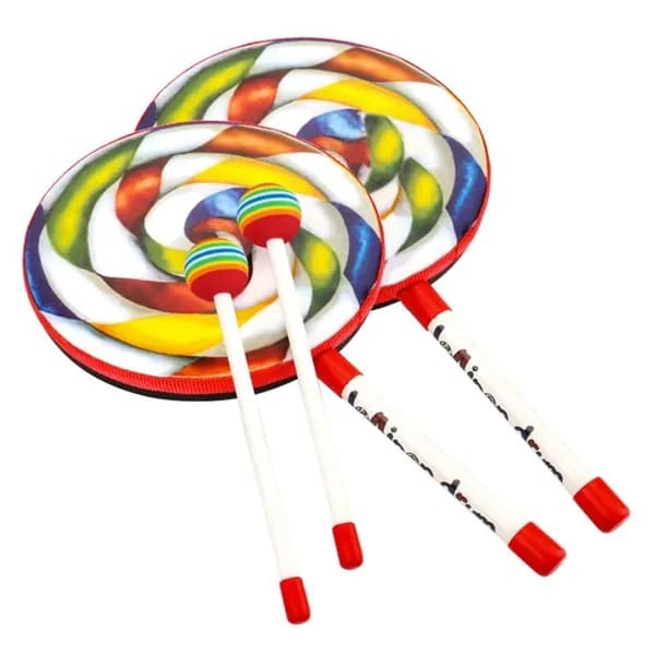 Steadfast-Orff Instruments Lollipop Drums Hand Ручной Барабан Дошкольное Образование Игрушки