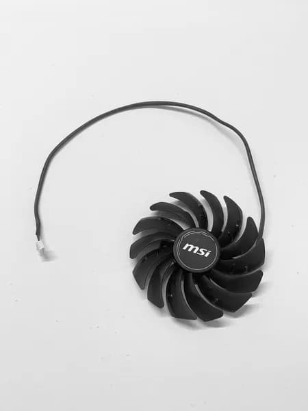 Вентилятор 95 мм для видеокарт MSI Ventus 2X 3070 3060ti 3060 с белым коннектором
