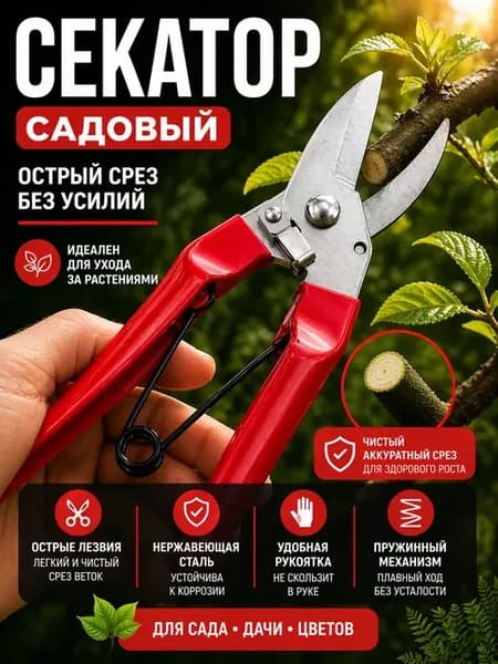 Секатор садовый ручной