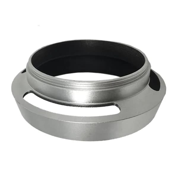 Металлический бленда-козырёк для объектива, Серебро - 49mm