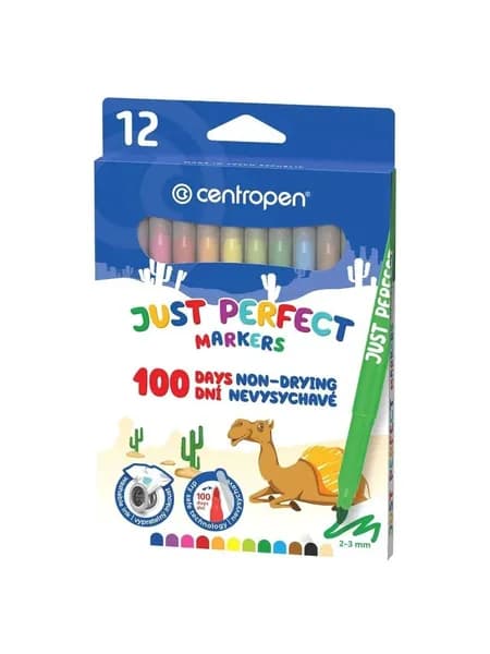 Набор фломастеров Centropen Perfect 12 цветов