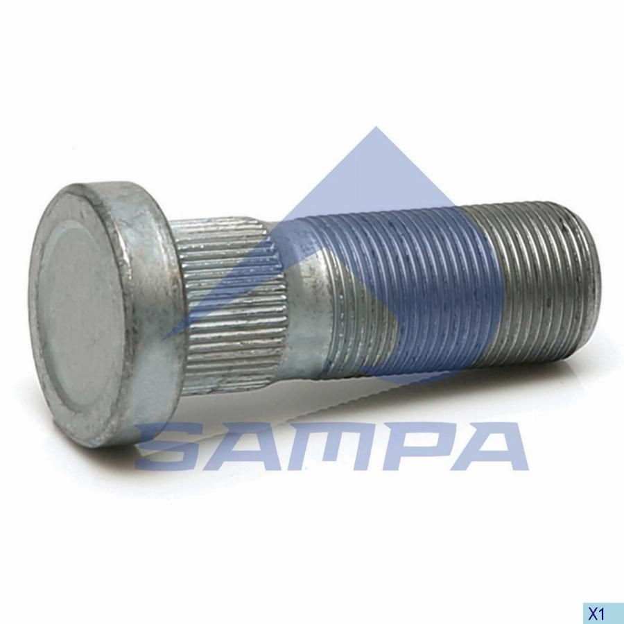 Болт колесный M22*1.5*36*63 MAN (Sampa)