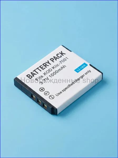 Литиевая батарея Klic-7001 для фотоаппарата Kodak, 3.7 В, 1000 мАч, 1 штука